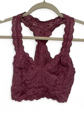 Felina Purple Lace Racerback Bralette